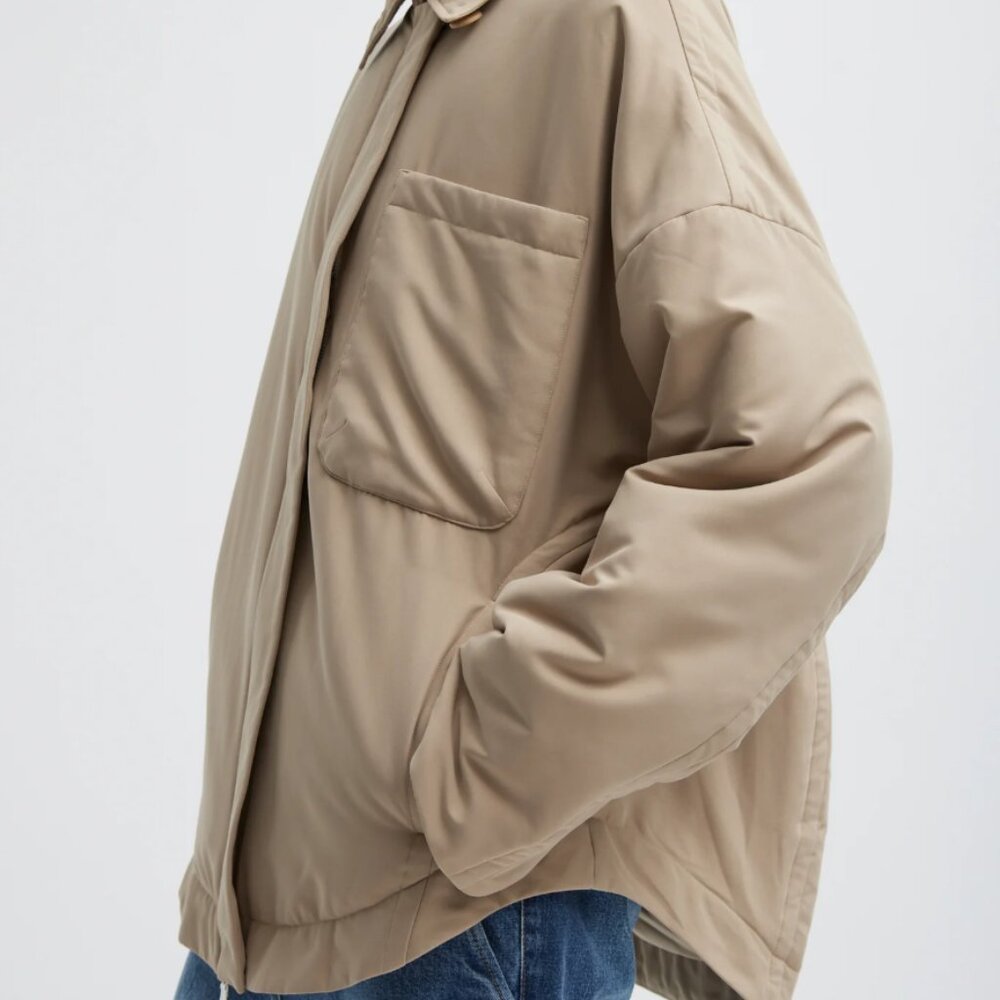 Tibi Clyde Padding Shirt Jacket L